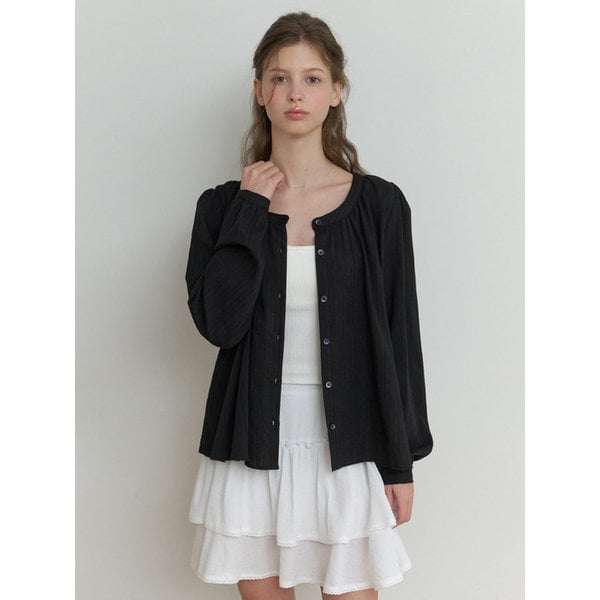 Robin cotton blouse (black)
