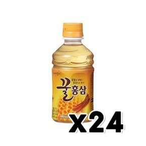 웅진 꿀홍삼 페트음료 280ml x 24개