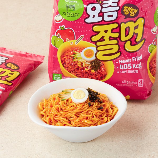 요즘 탱탱쫄면 120g x 4개