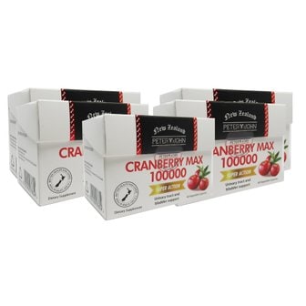  피터앤죤 크랜베리맥스 100000 60식물성캡슐 5개