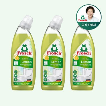 프로쉬 [프로쉬 공식스토어]독일 레몬 화장실/변기세정제 750ml x 3