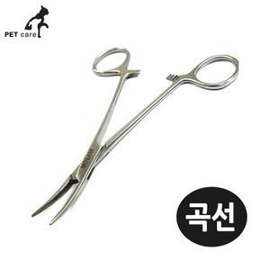 겸자가위 곡선 애완용품 강아지 미용용품 미용가위