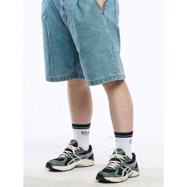 Clever Logo Sports Socks _GREEN