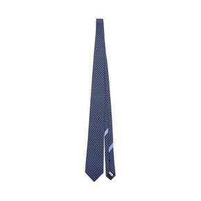 [페라가모] SS26 남성 테트리스 프린트 타이 35 0950 F NAVY 0768562 _EMT
