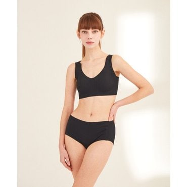 세컨스킨 심리스 패드일체형 리브조직 라이트 브라렛 2색상 DFWSU4300