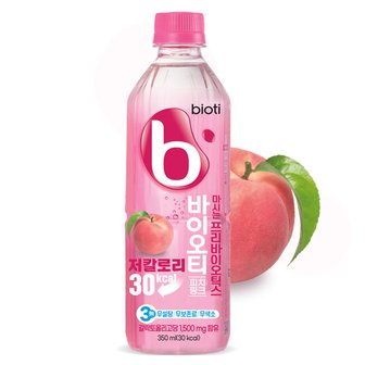  [바이오티] 마시는 프리바이오틱스 피치핑크 350ml, 24개입