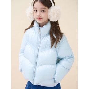 여아 셔링 숏 볼륨 패딩 점퍼  스카이 블루 BI6938G02Q