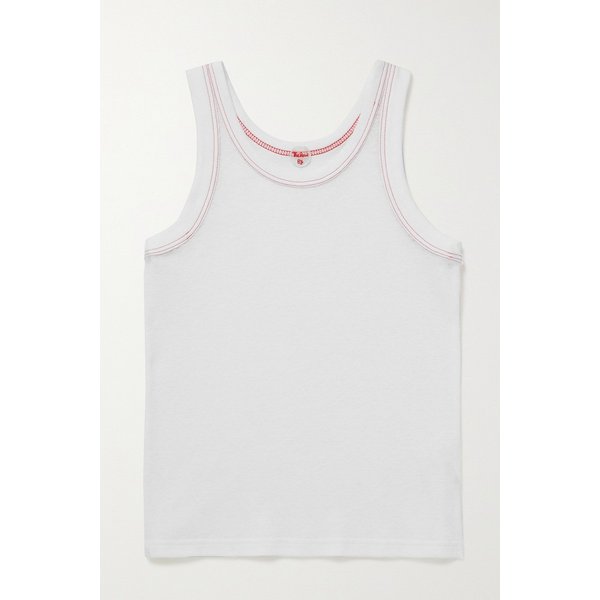 더 로우 주니어 화이트 오가닉 코튼 저지 탱크탑 38063312420961747