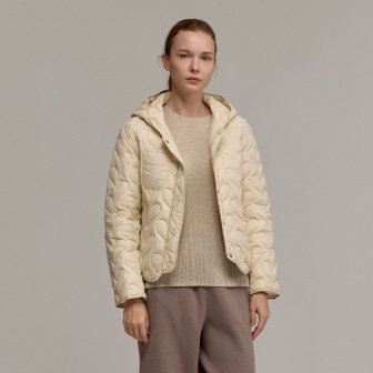 신세계라이브쇼핑 [플리츠미] 하트 퀼팅 후드 다운 자켓_EDJKW125060