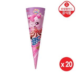 [롯데] 캐치 티니핑 월드콘 딸기 160ml  x 20개[35135007]