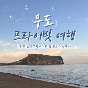 [제주] 단독 3일 더베스트제주성산호텔 우도 프라이빗 관광 셀프족욕체험 드르쿰다 in 성산 프라이빗투어