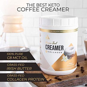 레벨 업  잔디 Lawn Grass C8 MCT Ketogenic Collagen Protein 커피 Creamer