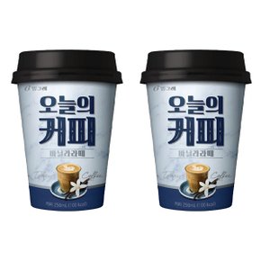 빙그레 오늘의커피 바닐라라떼 250ml x 10개