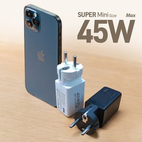 고속PD충전기 GANPD45W-AC 가정용 45W AtoC 2포트
