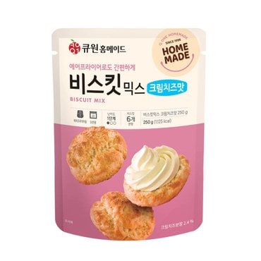 삼양사 큐원 비스킷 믹스 크림치즈맛 250g (오븐/에어프라이어)