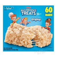 켈로그 라이스 크리스피 오리지널 바 60개 KELLOGG`S RICE KRISPIES TREATS