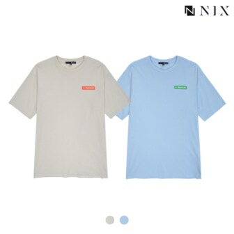  [NIX]유니)세미오버핏 지도프린트 티셔츠(FNPMCTR778P