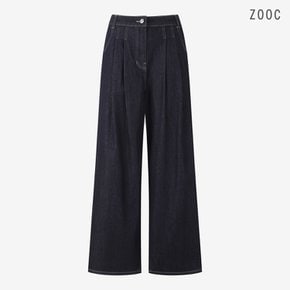 논페이드 투턱 와이드 데님 팬츠 DN_V262PSA947