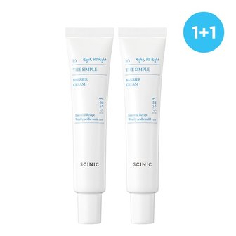 싸이닉EB 싸이닉 더 심플 베리어 크림 40ml 1+1