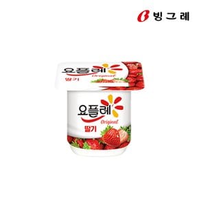 빙그레 요플레 딸기 85g 16개+복숭아 85g 16개