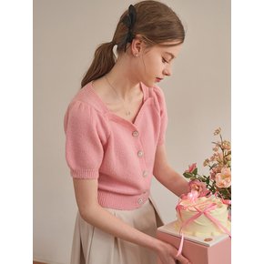 [24SS] Lautre Jenny Heart Pink Knit pullover