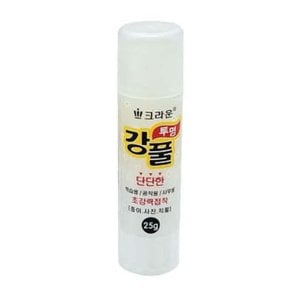 크라운 투명 강풀 25g 초강력 고체풀 딱풀 크라운풀 자연환경풀