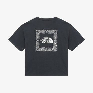 노스페이스 [노스페이스키즈 공식] NT7UR12T 키즈 리틀 글램프 반팔 라운드 티_CHARCOAL GREY