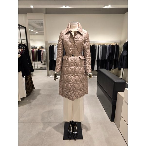 [파주점] 퀼팅 벨티드 롱 메탈 패딩 JPAA2PD024