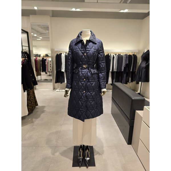 [파주점] 퀼팅 벨티드 롱 메탈 패딩 JPAA2PD024