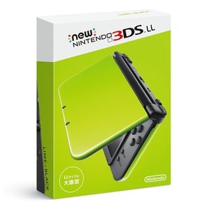 New 닌텐도 3DS LL 라임×블랙