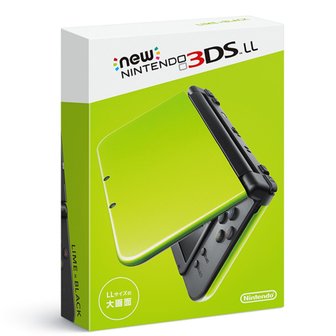  New 닌텐도 3DS LL 라임×블랙