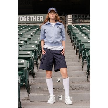 왁 [WAAC X JONES] Womens A-line Cargo Shorts(WWPNX24273NYX)