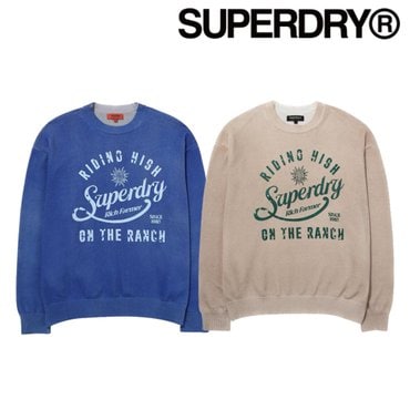 SUPERDRY 코튼 워셔블 스웨터(SDUKNAP40)