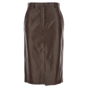 Midi skirt RWST0205L047A23652 Brown