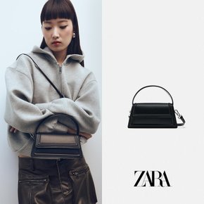 ZARA 자라 블랙 미니 시티 숄더 토트 백