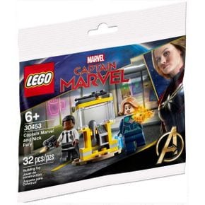 영국 마블 레고 LEGO Super Heroes Captain Marvel and Nick Fury Polybag Set 30453 Bagged 174