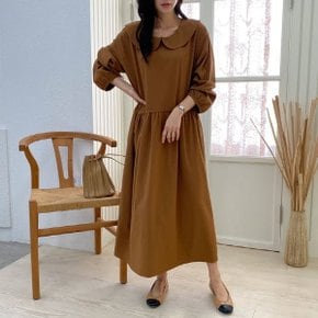 젤리 카라원피스 빅사이즈 여성의류 가을 롱원피스
