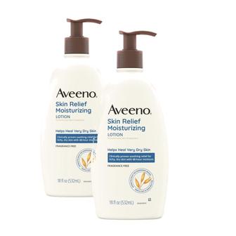 아비노 [해외직구] Aveeno 아비노 스킨 릴리프 모이스처라이징 로션 무향 532ml 2팩