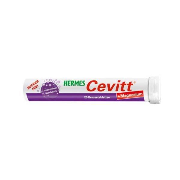 세비트 Cevitt 발포 비타민 C & 마그네슘 블랙커런트, 20정