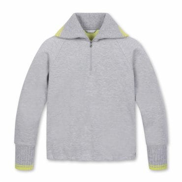 엘로드 KNIT MIX HALF ZIP-UP_NLTBW23707GYM