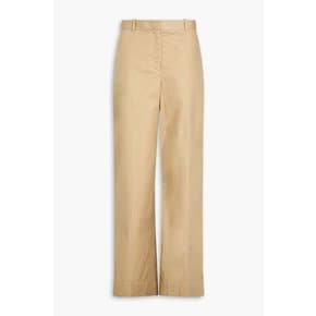 Stretch-cotton wide-leg pants 내추럴 1647597352278699