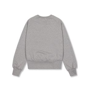 cotton short pocket sweat shirts (melange gray)