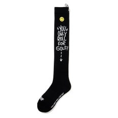 2022 YORF SMILE LONG SOCKS BLACK 스마일 롱삭스 블랙