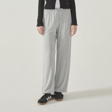 후아유 Lightweight Viscose Wide Pants  WHTMF2522F