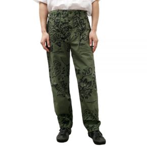 엔지니어드 가먼츠 Fatigue Pant Olive Floral Print Ripstop (MP332-CT243