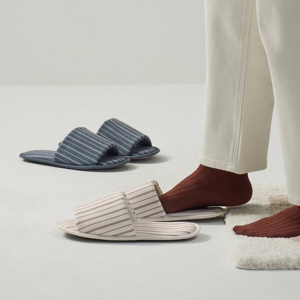 워셔블 스트라이프 거실화 2개 J616901000100