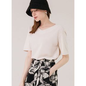 S XL 모달 실키 베이직 반팔 티셔츠_P394967193