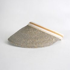 Bianca Raffia Hat -Eclipse Melange/Nougat Stripe