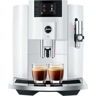  영국 유라 커피머신 Jura E8 Automatic Espresso Machine Piano White 1755587