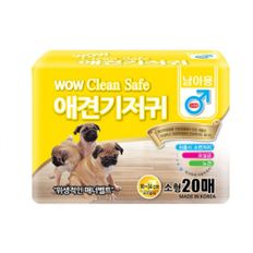 강아지 소형 남아용 기저귀 20매 1P 댕댕 애견 마킹